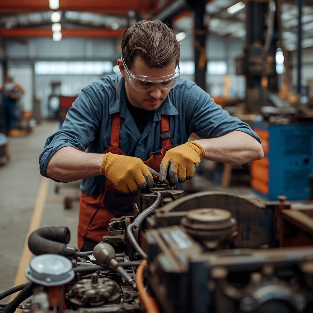 lucid-origin_Manual_dismantling_work_of_industrial_machinery_by_a_worker_wearing_protective_g-0